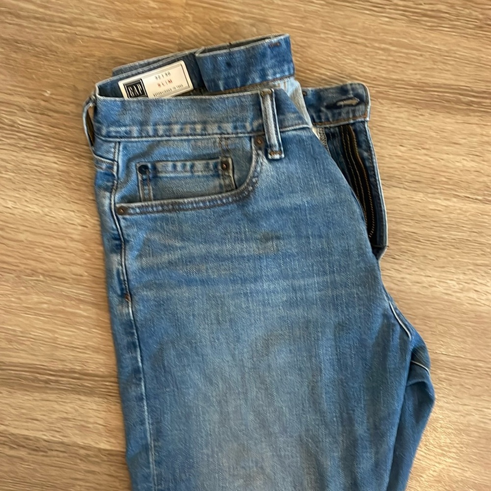 Gap | Mens Slim Fit Medium Dark Wash Jeans